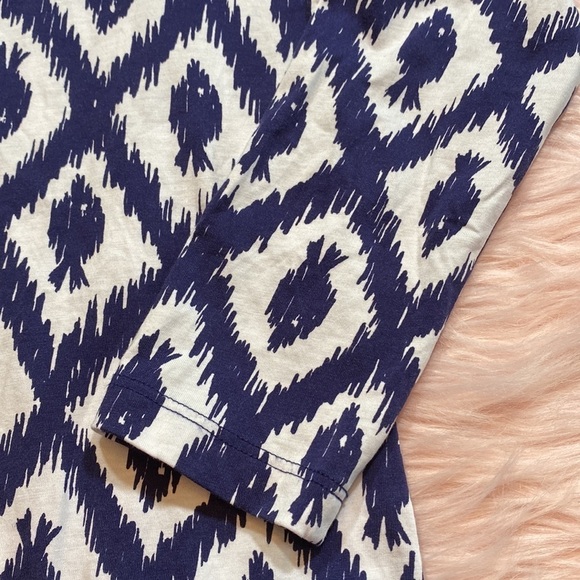 Lilly Pulitzer Bright Navy Little Fish Engineered Beacon T Shirt Dress sz XS - Picture 6 of 12